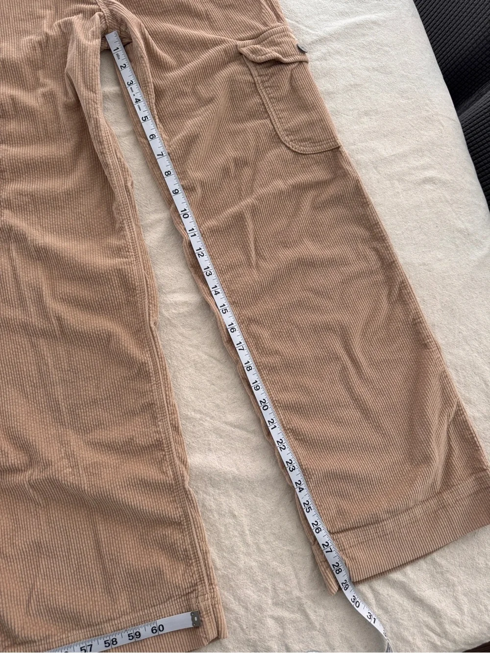 American Eagle Cargo Corduroy Wide Leg Pants Size 0